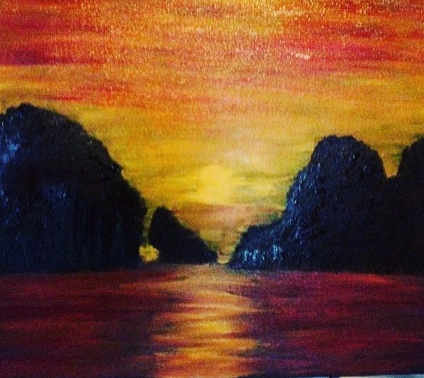 Sunset from abroad